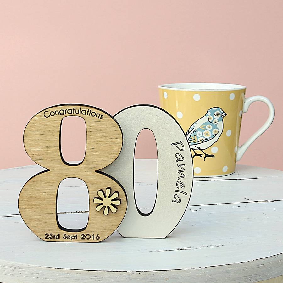 Personalised 80th Birthday Keepsake By Neltempo | notonthehighstreet.com