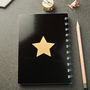 Personalised Metal Metallic Star Sign Pocket Notebook, thumbnail 2 of 4
