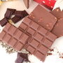 Organic Chocolate Selection In Gold Christmas Gift Box, thumbnail 3 of 4