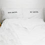 Mr And Mrs Personalised Pillow Case Set, thumbnail 5 of 10