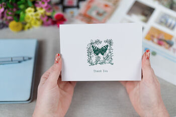 'Thank You' Fresh Flower Posy And Card Gift, 2 of 11