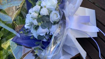 White Rose Gift Bouquet, 4 of 12