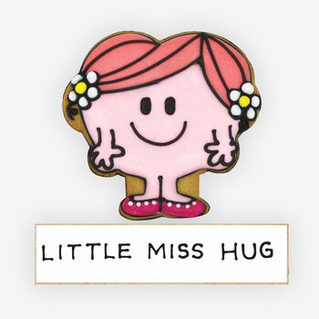 Hand Iced Little Miss Hug Letterbox Biscuits, 3 of 4