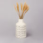 G Decor Spotted Cream Ceramic Vase, thumbnail 1 of 3