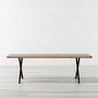 Battersea Extendable Dining Table And X Shaped Legs, thumbnail 7 of 7