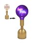 Let's Party Rechargeable Retro Neon Brass Lamp, thumbnail 5 of 5