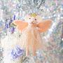 Pink Princess Fairy Mouse Hanging Decoration, thumbnail 1 of 3