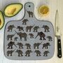 Elephant Medium Chopping Board, thumbnail 2 of 2