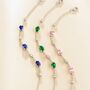 Emerald Bracelet In Sterling Silver And Gold, thumbnail 8 of 12