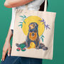 Sun Bear Honey Bear Eco Organic Cotton Tote Bag, thumbnail 1 of 7