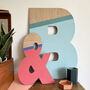 Large Wooden Personalised Printed Letter, thumbnail 10 of 12