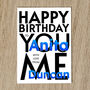 Personalised Birthday Card With Names And Message, thumbnail 5 of 8