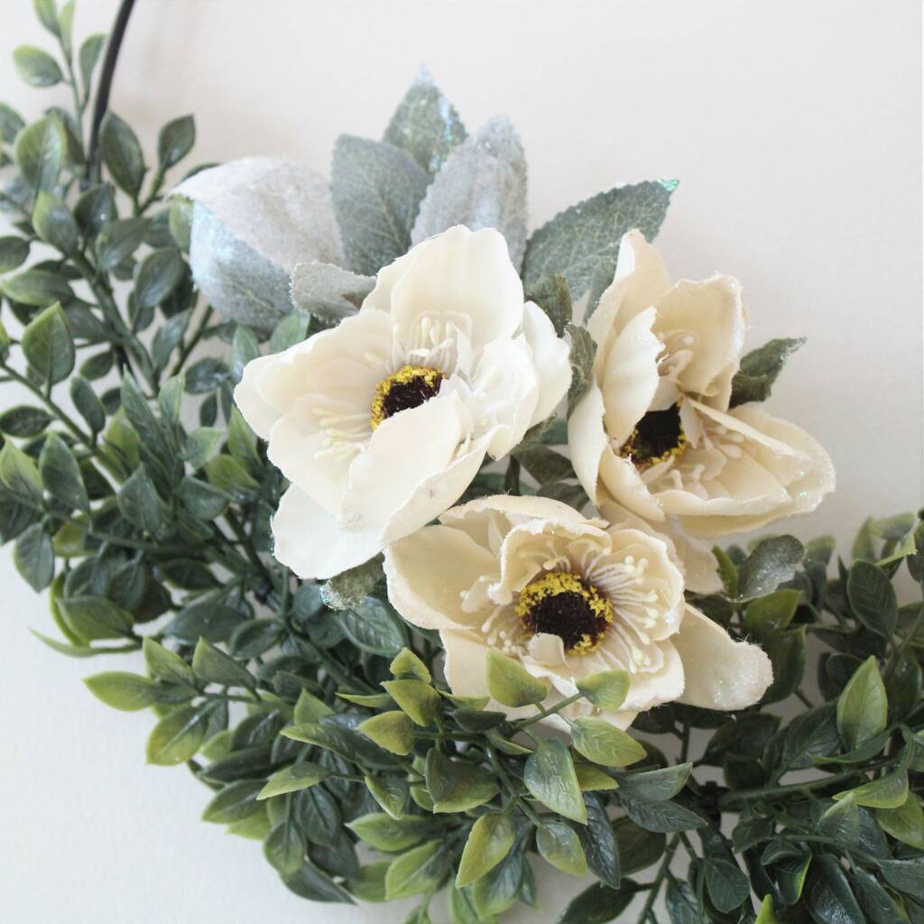 Set Of Three Roses Clip On Flower Decoration By Ella James