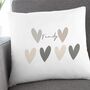 Our Family Personalised Heart Cushion, thumbnail 4 of 4