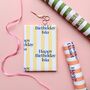 Personalised Striped Text Wrapping Paper, thumbnail 8 of 9