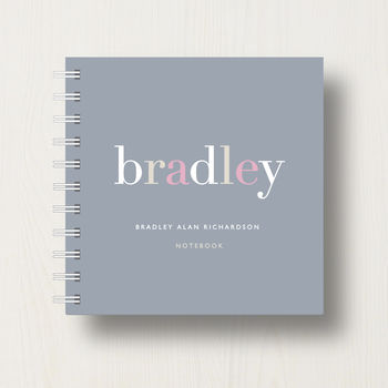 Personalised Name Small Notebook, 9 of 10
