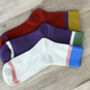 Pack Of Three American Sports Style Solesmith Socks, thumbnail 5 of 9