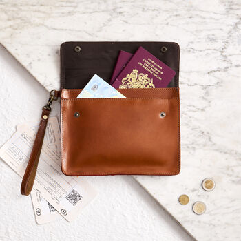 Plane Family Leather Travel Wallet, 5 of 5