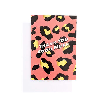 'Thank You Sooo Much' Greetings Card, 2 of 3