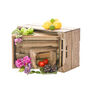 Vintage Style Nest Of Three Crates, thumbnail 1 of 4