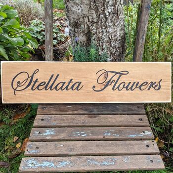 Personalised Vintage Wooden Garden Signs, 4 of 6