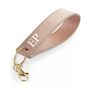 Personalised Saffiano Leather Wristlet Strap Handle Key Ring Chains, thumbnail 9 of 10
