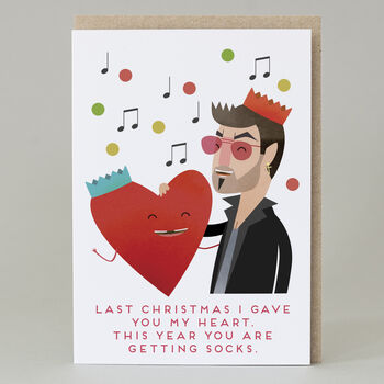 'Last Christmas' Music Inspired Card, 2 of 5