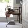 Traditional French Style Scrolled Indoor Bench, thumbnail 4 of 7