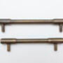 Solid Antique Brass Kitchen Pull Handles 160mm, thumbnail 4 of 6