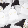 White Ghost Halloween Party Paper Napkins X 20, thumbnail 1 of 3