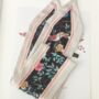 Black Floral Long Silk Scarf For Friends, thumbnail 4 of 6