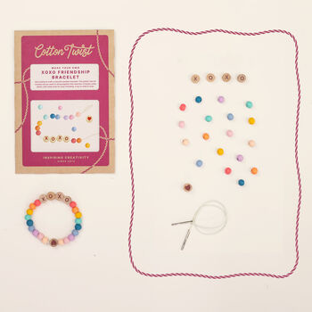 Xoxo Friendship Bracelet Kit, 3 of 7
