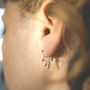 Sterling Silver Hanging Lanterns Chain Studs, thumbnail 2 of 5