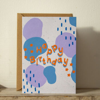 Abstract Happy Birthday Card, 4 of 5