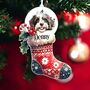 Personalised Havanese Christmas Stocking Bauble, thumbnail 1 of 2