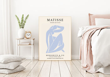 Matisse Pastel Blue Set Of Two Art Prints, 2 of 3