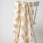 Patterned Cotton Baby Swaddle, thumbnail 1 of 6