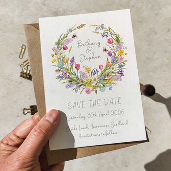 Spring Flowers Wedding Invitation Suite, 2 of 12
