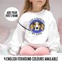 English Foxhound Children Sweatshirt, thumbnail 1 of 7