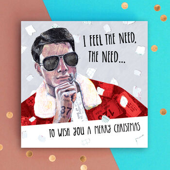 Tom Cruise Christmas Card, 2 of 3