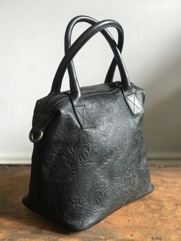 Collardmanson Maya Bag Floral Leather, 11 of 12