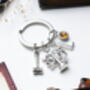 Scales Of Justice Keyring, Personalised Gift, thumbnail 4 of 10