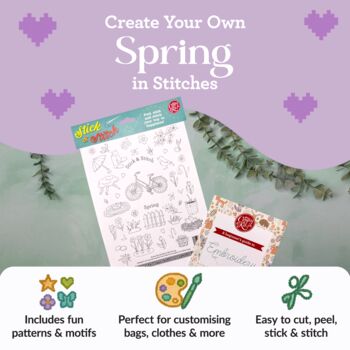 Spring Stick And Stitch Embroidery, 2 of 5