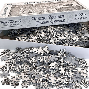 Viking Britain Map Jigsaw Puzzle 1000 Pieces, 4 of 6