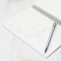 Personalised Ivf Journey Planner Pink, thumbnail 9 of 12