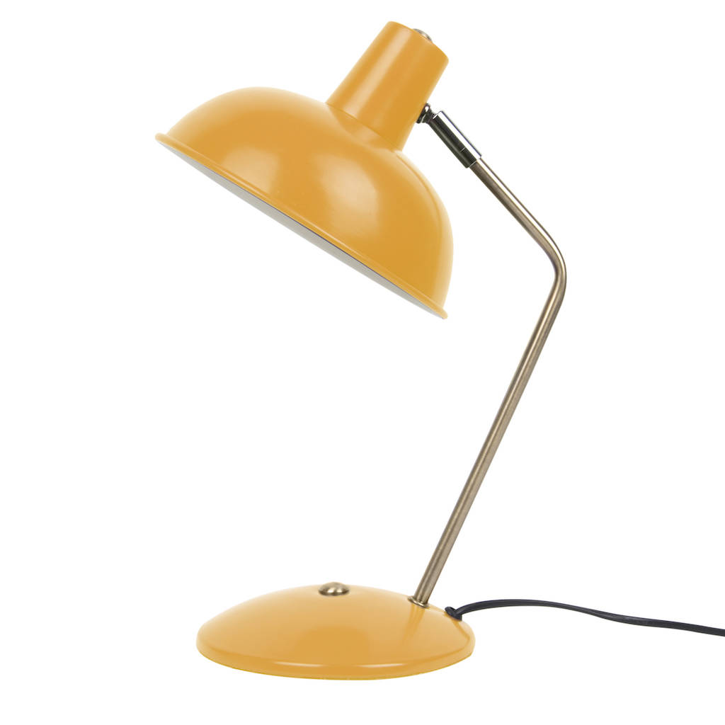mustard desk lamp by idyll home