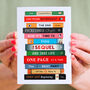 Personalised Book Themed Retirement Card, thumbnail 1 of 4