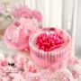 Personalised Wax Pot Of Carnation Flower Candle With Free Greeting Card, thumbnail 2 of 6