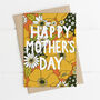 Vintage Floral Design Mother's Day Card, thumbnail 3 of 4