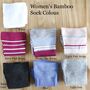 Birthday Flower Personalised Name Socks Gift For Her, thumbnail 4 of 8